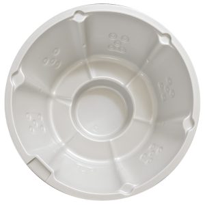 Wkład akrylowy do balii ogrodowej BORA 6-osobowej Biała perła 200cm