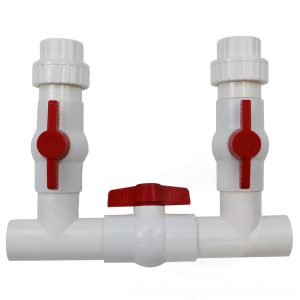 Zestaw zaworów kulowych 1.5 do pompy ciepła