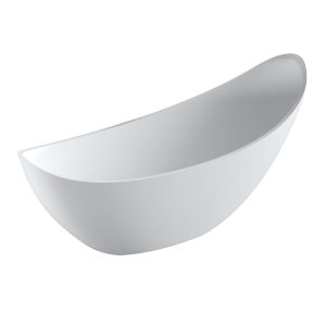 MO-0219 Wanna wolnostojąca owalna z kamienia syntetycznego 185X76X92CM
