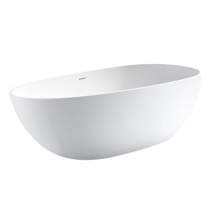 MO-1058 Wanna wolnostojąca owalna z kamienia syntetycznego 159X85X54CM