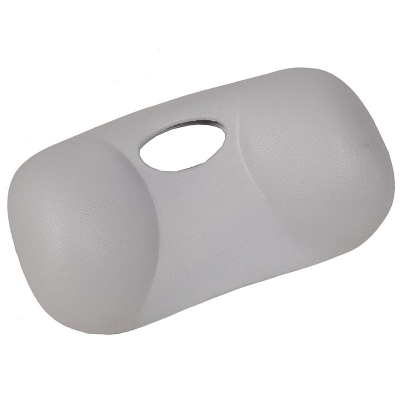 Zagłówek Lounge HR-EVA70 do spa ogrodowego, ciemnoszary, ergonomiczny, wymiary 263 x 140 mm, montaż na śruby, odporny na wilgoć i wysoką temperaturę, dostępny na wannyspaogrodowe.pl