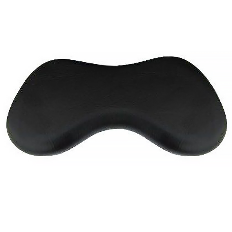 Zagłówek Vita Spa Peanut [HR-VS129], czarny, kształt orzeszka, wymiary 330 x 102 mm, szerokość końców 152 mm, mocowanie na plastikowe zaczepy, dostępny na wannyspaogrodowe.pl