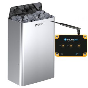 Piec elektryczny do sauny Harvia The Wall SW90E moc 9kW i Sterownik BleBox SaunaBox PRO