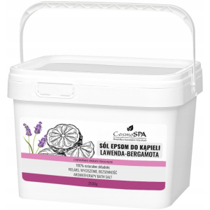 Sól Epsom CosmoSPA 2,5kg Lawenda Bergamotka Relaks i Sen Naturalna