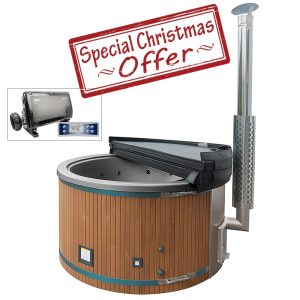 Balia Spa ogrodowe Oasis HYBRID 4-osobowe 8 dysz Balboa i filtracją Akryl Szara perła 200cm