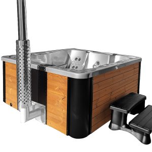 Balia Spa ogrodowe Harmony 6 osobowe 36 dysz Akryl Szara perła 220x220