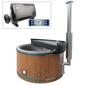 Balia Spa ogrodowe Oasis HYBRID 4-osobowe 8 dysz Gecko i filtracją Akryl Szara perła 200cm