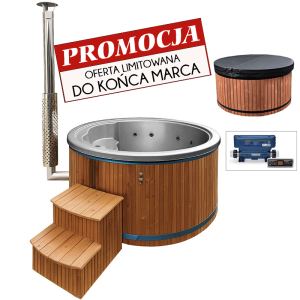 Balia Spa ogrodowe Oasis Hybrid 4-osobowe 8 dysz Niecka akrylowa Szara perła 200cm