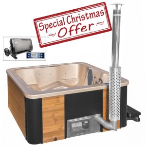 Balia Spa ogrodowe Harmony HYBRID 6 osobowa 16 dysz Balboa Akryl Beżowa perła 220x220