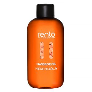 RENTO Olejek do masażu 200 ml – naturalny, bezzapachowy olejek z rokitnikiem, do masażu i pielęgnacji całego ciała, do każdego typu skóry