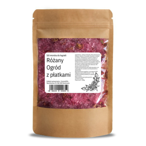 Sól do kąpieli CosmoSPAm RÓŻANA 150g z płatkami róż relaks zapach