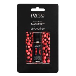 RENTO Olejek do sauny 10 ml Arktyczna Jagoda – fiński koncentrat zapachowy o słodko-leśnym aromacie jagód z Laponii, naturalna świeżość i relaks