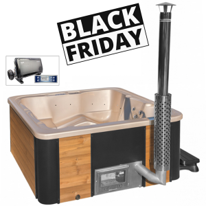 Balia Spa ogrodowe Harmony HYBRID 6 osobowa 16 dysz Balboa Akryl Beżowa perła 220x220