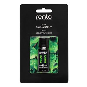 Olejek do sauny RENTO 10 ml Brzoza – fiński koncentrat zapachowy o aromacie świeżych liści brzozy, naturalny relaks i odświeżenie