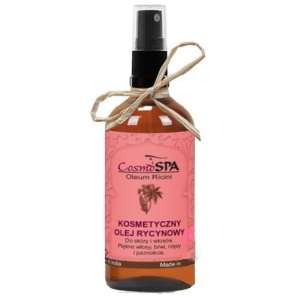 Olej rycynowy CosmoSPA 100ml kosmetyczny na włosy rzęsy brwi paznokcie VEGAN