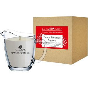 Naturalna świeca do masażu CosmoSPA ELEGANCJA 150ml masło shea luksus VEGAN