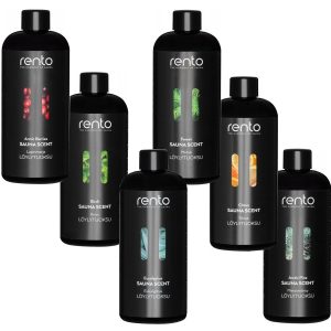 6x Aromat zapach olejek do sauny RENTO Zestaw 6szt