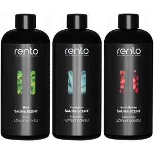 Zestaw zapachów do sauny RENTO 3x400ml – Eukaliptus Brzoza Jagoda