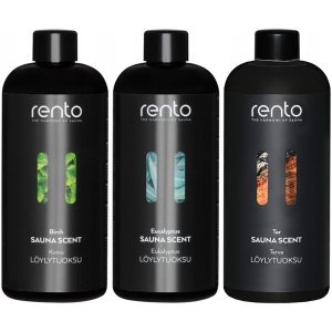 Zestaw zapachów do sauny RENTO 3x400ml – Eukaliptus Brzoza Żywica
