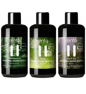 Zestaw olejków do sauny RENTO 3x100ml Naturalne BIO Fińskie