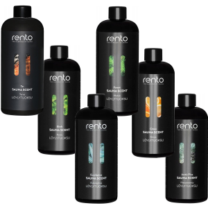 Zestaw 6 sztuk Aromat zapach olejek do sauny RENTO