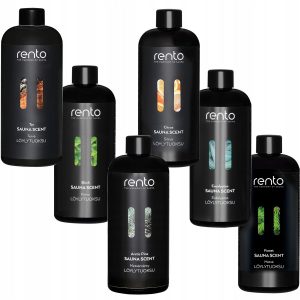 Zestaw 6 sztuk Aromat zapach olejek do sauny RENTO