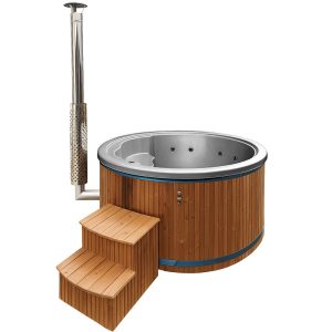 Balia Spa ogrodowe Oasis 4 osobowe 8 dysz Akryl Szara perła 200cm