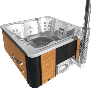 Balia Spa ogrodowe Harmony 6 osobowe 36 dysz Akryl Biała perła 220x220