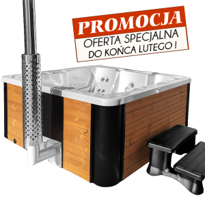 Balia Spa ogrodowe Harmony 6 osobowe 36 dysz Akryl Biała perła 220x220