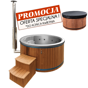 Balia Spa ogrodowe Oasis 4 osobowe 8 dysz Akryl Szara perła 200cm