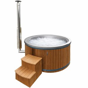 Balia Spa ogrodowe Oasis 4 osobowe 8 dysz MicroSilk Akryl Szara perła 200cm