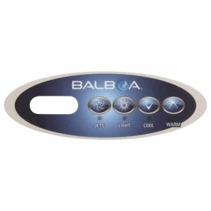 Nakładka na panel Balboa VL200 - 4 Przyciski 1 Pompa 105x35 mm