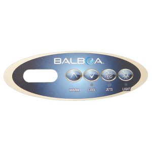 Nakładka na panel Balboa VL200 - 4 Przyciski 1 Pompa 105x35 mm