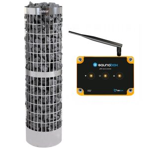 Zestaw Piec Harvia Cilindro Pro PC100E/135E + Sterownik SaunaBox PRO