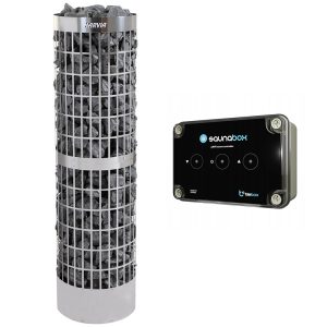 Zestaw Piec Harvia Cilindro Pro PC100E/135E + Sterownik SaunaBox