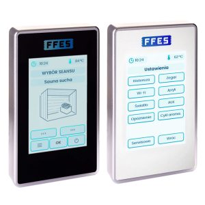 Sterownik FFES 00 z panelem serii C Łaźnia parowa, generator pary do 5kW