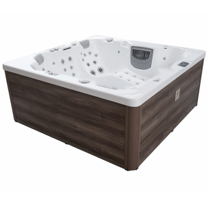 Spa ogrodowe Frost-KOLD Eco 7 osobowe 86 dysz akryl Biały obudowa Dąb surowy 230x230