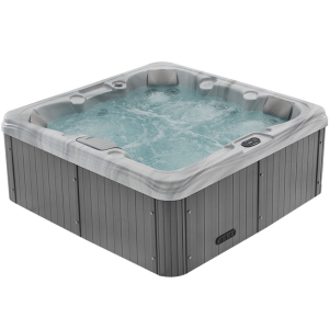 Spa ogrodowe RS21 5 osobowe 34 dysz akryl Biało-Szary obudowa Szary 190x190