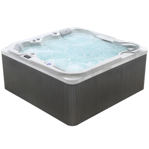 Spa ogrodowe RS50 5 osobowe 74 dysz akryl Biało-Szary obudowa Antracyt 220x220