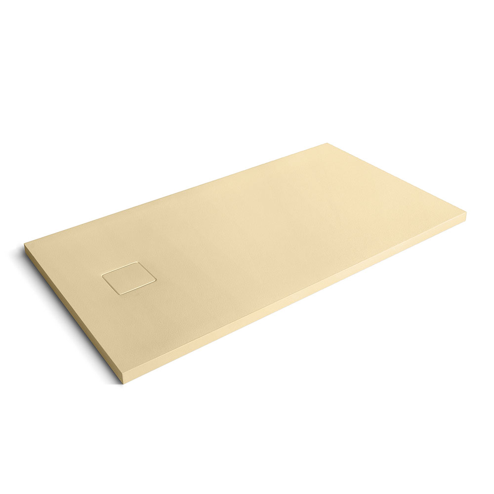 MUE-1284CP Brodzik prysznicowy prostokątny kamienny z ścieralną powłoką 120X80X4CM