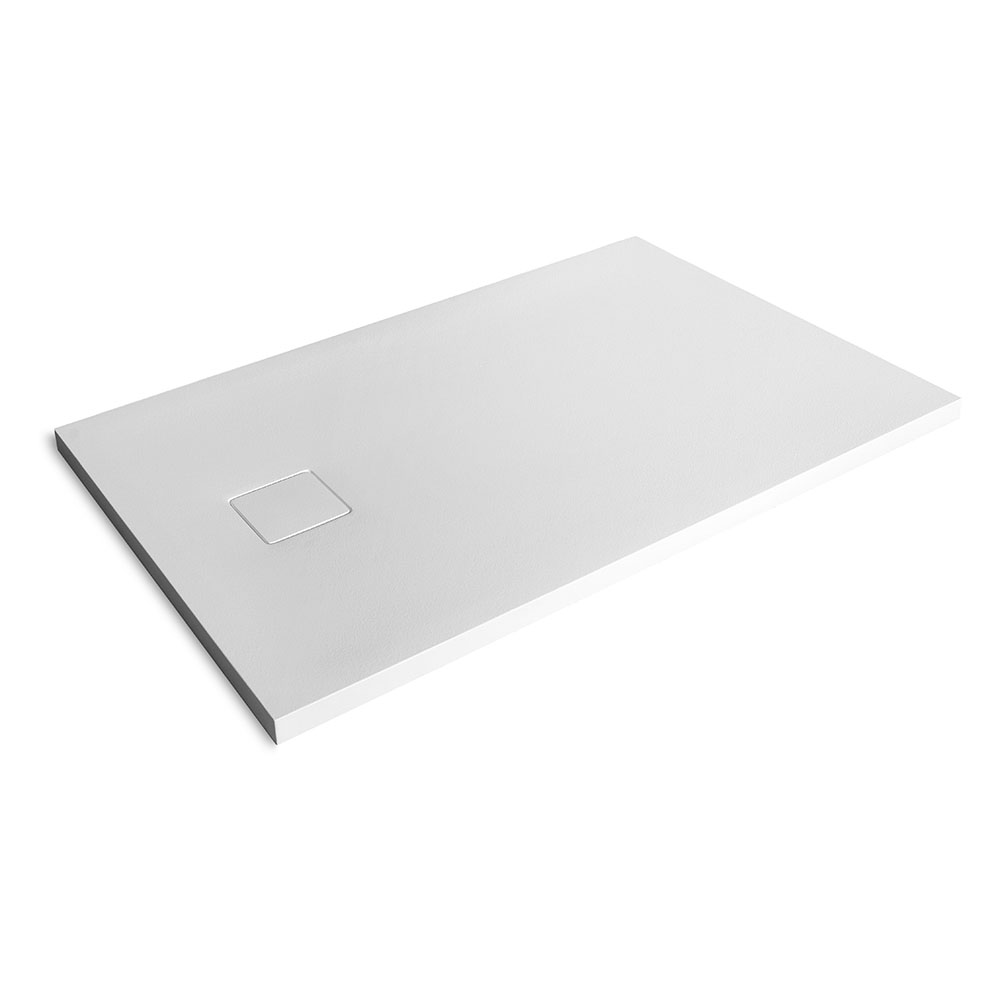 MUE-1084W Brodzik prysznicowy prostokątny kamienny z ścieralną powłoką 100X80X4CM