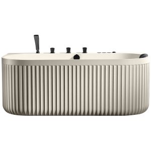 MUE-A005CH Wanna wolnostojąca przyścienna SPA z hydromasażem 170X85X65CM