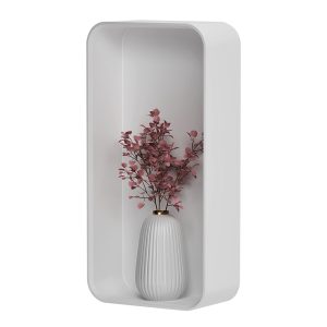 Półka ścienna z kamienia syntetycznego prostokątna PU-0143 60X30X14,5CM