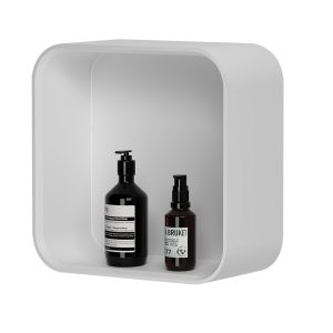 Półka ścienna z kamienia syntetycznego kwadratowa PU-0142 30X30X14,5CM