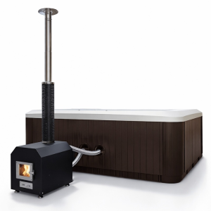 Balia Spa ogrodowe Hybrid 4-osobowe 43 dysze akryl Biała perła obudowa Kawa 230x230