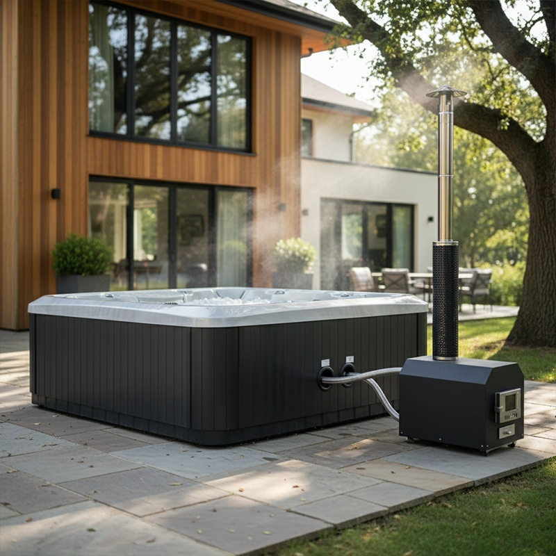 Balia Spa ogrodowe Hybrid 4-osobowe 43 dysze akryl Cappucino obudowa Antracyt 230x230 - obrazek 6