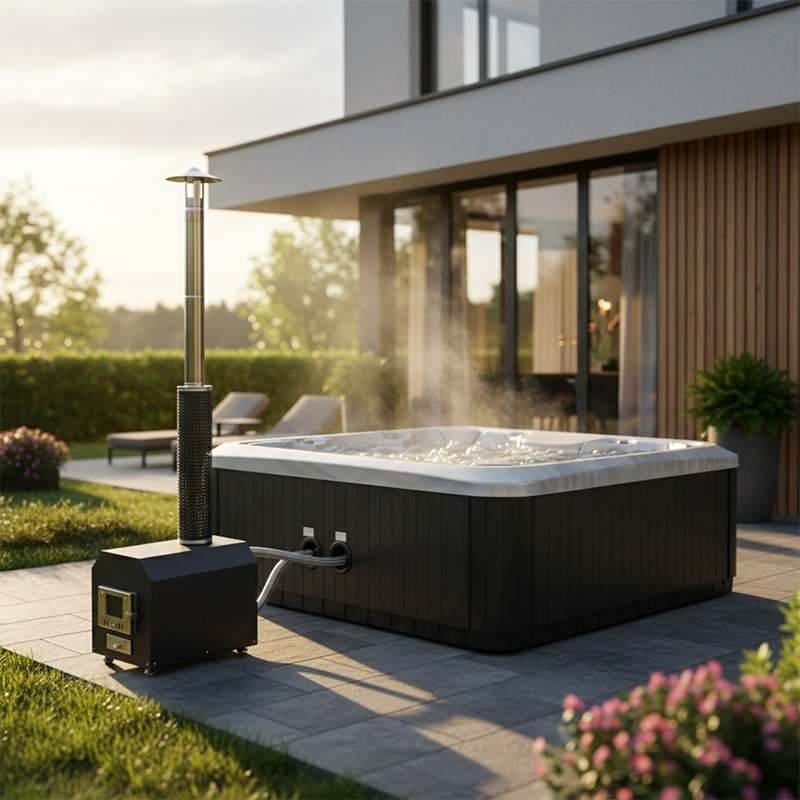 Balia Spa ogrodowe Hybrid 4-osobowe 43 dysze akryl Cappucino obudowa Antracyt 230x230 - obrazek 12