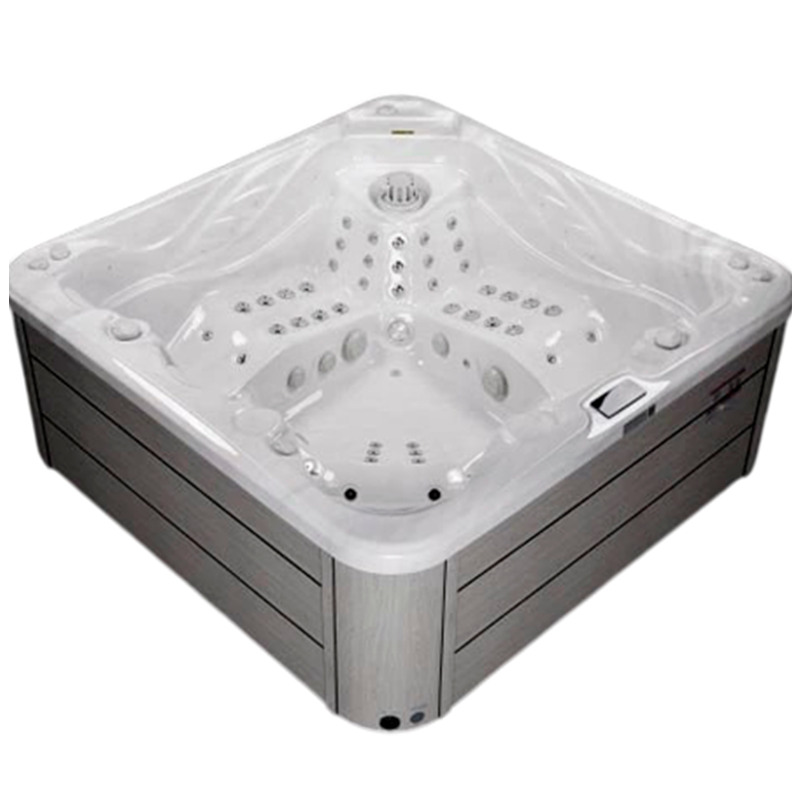 Spa ogrodowe PS230 5 osobowe 103 dysze akryl Biało-szary obudowa Szara 230x230