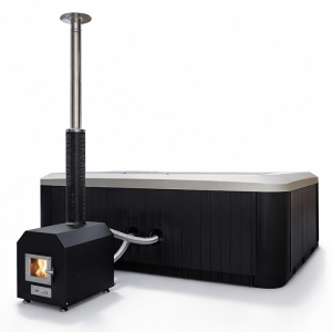 Balia Spa ogrodowe Hybrid 4-osobowe 43 dysze akryl Cappucino obudowa Antracyt 230x230