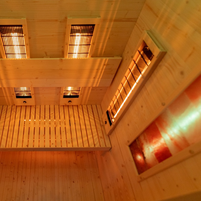 Sauna sucha Infrared TROMSO 2 osobowa 230V 120x105x190cm - obrazek 9